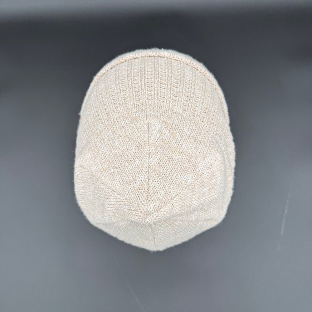 Columbia Beanie Hat Loma Vista Womens Ribbed Knit Dark Stone Cream - Picture 5 of 9